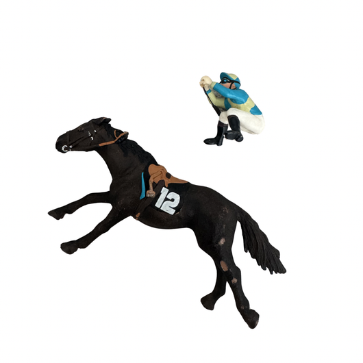 Schleich Jockey ratsastaja ja hevonen 42027 