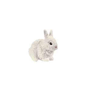 Schleich mini pupu vauva valkoinen