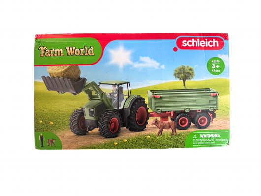 Schleich 42379 Traktori ja perävaunu