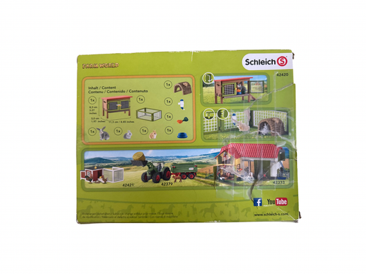 Schleich 42420 Kaninkoppi ja pupu poikasineen