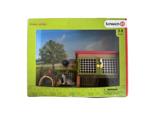 Schleich 42420 Kaninkoppi ja pupu poikasineen