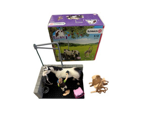 Schleich 42104 Pesupaikka, hevonen ja hoitaja Isa