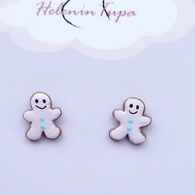 Värikkäät pipariukot- korvakorut