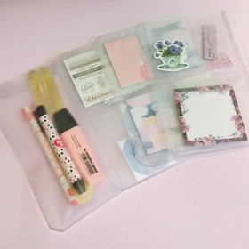 4kpl lisätaskuja budjetointi kansioon, koko a5