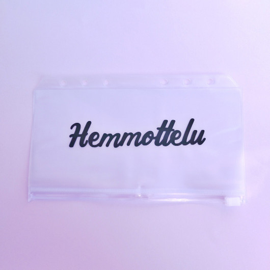 Budjettikansio a6 kokoinen, Glitter hopea