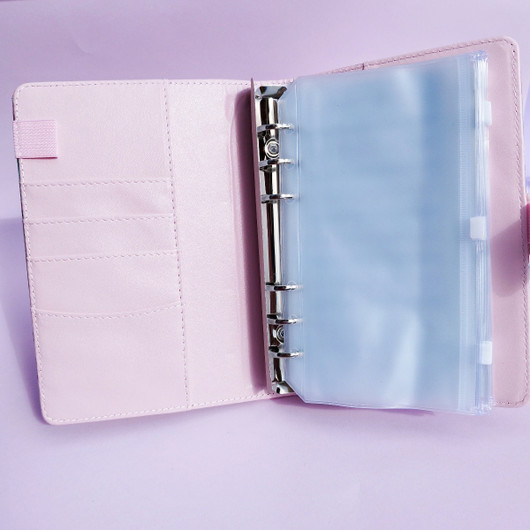 Budjettikansio a6, pastellisävyt