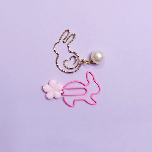 Värikkäät pupu klemmarit