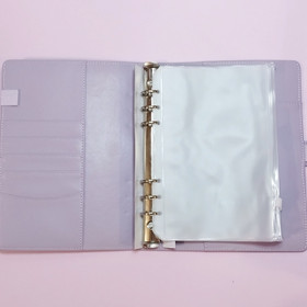 Budjetoinnin aloituspakkaus, liila kansio. A5 koko