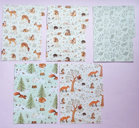 A5 välilehdet, Forest animals