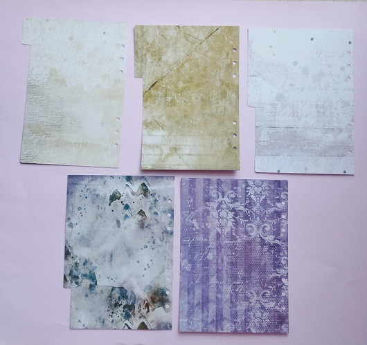 A5 välilehdet, Purpple flowers