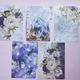 A5 välilehdet, Purpple flowers