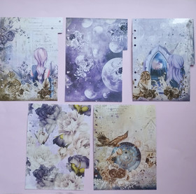 A5 välilehdet, Purple girl