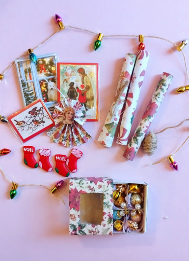 Jouluboxi tonttuoven koristeluun 