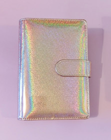 Budjettikansio a6 kokoinen, Glitter ruusukulta