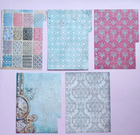 A5 välilehdet, colorful tiles