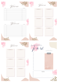 Budjetoinnin aloitussivut, koko a5