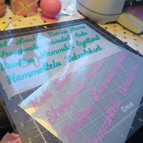 Värinvaihto budjettikansion teksteihin