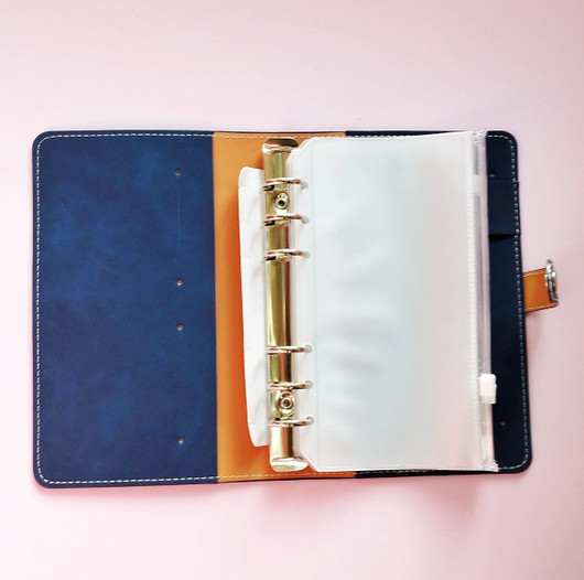 Budjettikansio a6, Sininen farkku