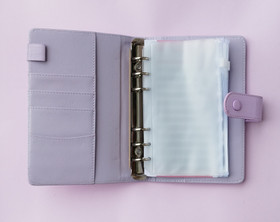 Budjettikansio rottinki tyylillä, a6