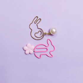 Värikkäät pupu klemmarit