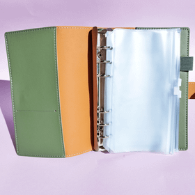 Budjettikansio a6, murrettu vihreä