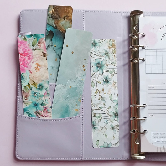 Kirjanmerkit, turquoise waves 