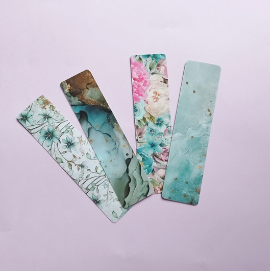 Kirjanmerkit, turquoise waves 