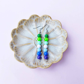 Pride helmikorvakorut,homo-lipun väreissä. 