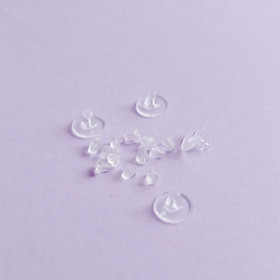 Silikonistopparit korvakoruihin