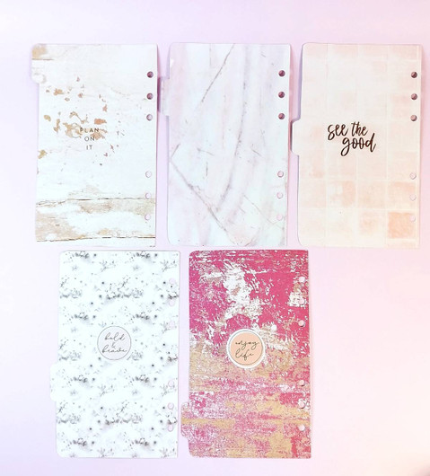 Välilehdet A6 rengas kansioon, Dare to begin