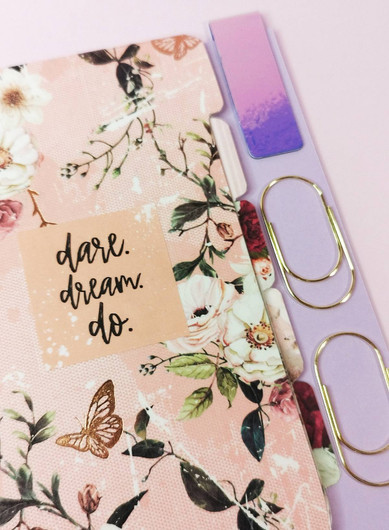 Välilehdet A6 rengas kansioon, Dare dream