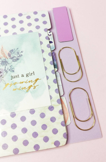 Välilehdet A6 rengas kansioon, Just a girl