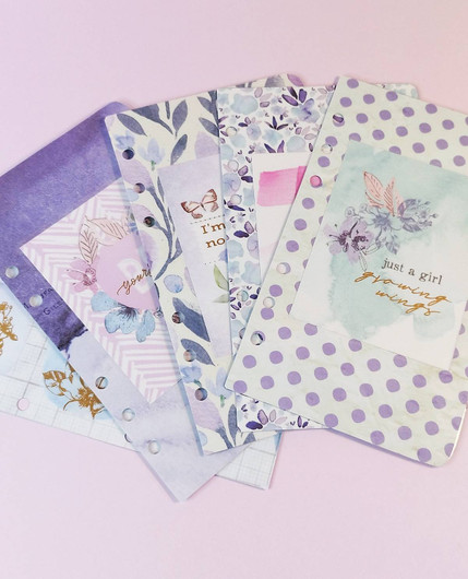 Välilehdet A6 rengas kansioon, Just a girl