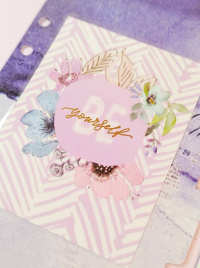 Välilehdet A6 rengas kansioon, Just a girl