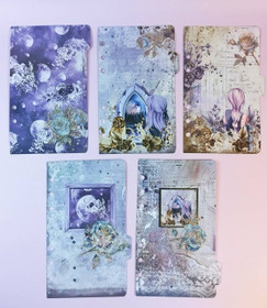 Välilehdet A6 rengas kansioon, Purple moon