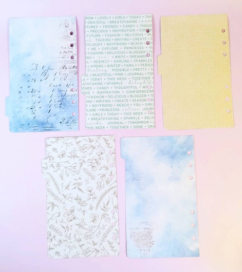 Välilehdet A6 rengas kansioon, Walk in the nature