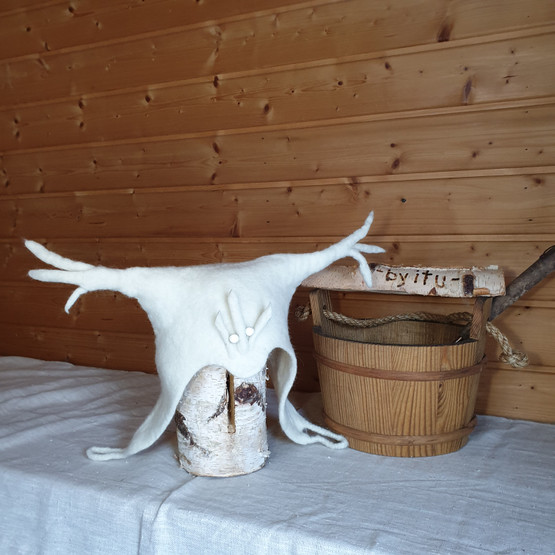 Satu-saunahattu Lapinnoita - S - n. 54-57 cm ESITTELYTUOTTEENA OLLUT