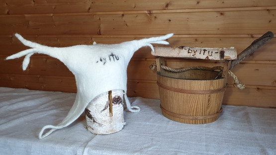 Satu-saunahattu Lapinnoita - S - n. 54-57 cm ESITTELYTUOTTEENA OLLUT