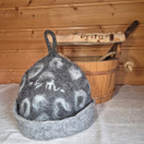 Satu-saunahattu Saimaannorppa 3 koko n. M 57-60 cm