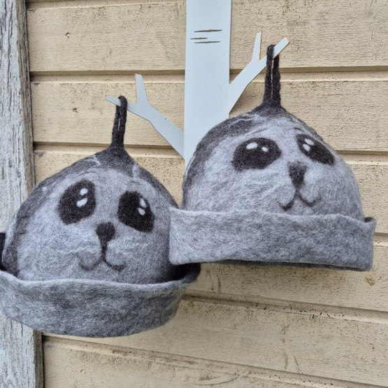 Satu-saunahattu Saimaannorppa 2 koko n. L 60-63 cm