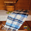 Jaana-jalkalaudematto Suomi 1 - 100 % pellava n. 35x90 cm 