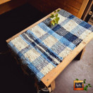 Jaana-jalkalaudematto Suomi 1 - 100 % pellava n. 35x90 cm 