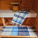 Jaana-jalkalaudematto Suomi 2 - 100 % pellava n. 35x90 cm 