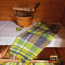 Jaana-jalkalaudematto Vihta 3 - 100 % pellava n. 35x90 cm 