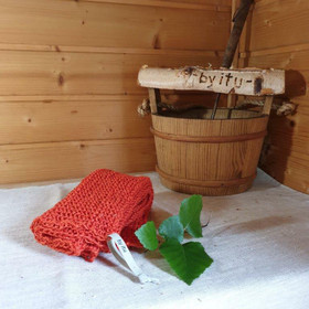 Laila-jalkalaudeliina - lattiarätti  100 % pellava -Pihlaja n. 40x40