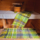 Jaana-jalkalaudematto Vihta 4 - 100 % pellava n. 35x90 cm 