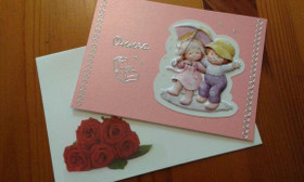 Onni-kortti Onnea - sormukset - kihlaparille