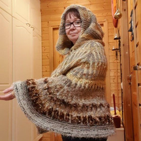 Marjo-poncho-viitta Meripihka Bling bling
