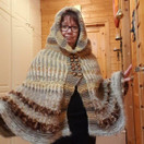 Marjo-poncho-viitta Meripihka Bling bling