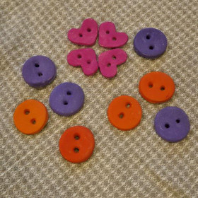 Saana-savinappi Pyöreähkö Sydän - 12 kpl